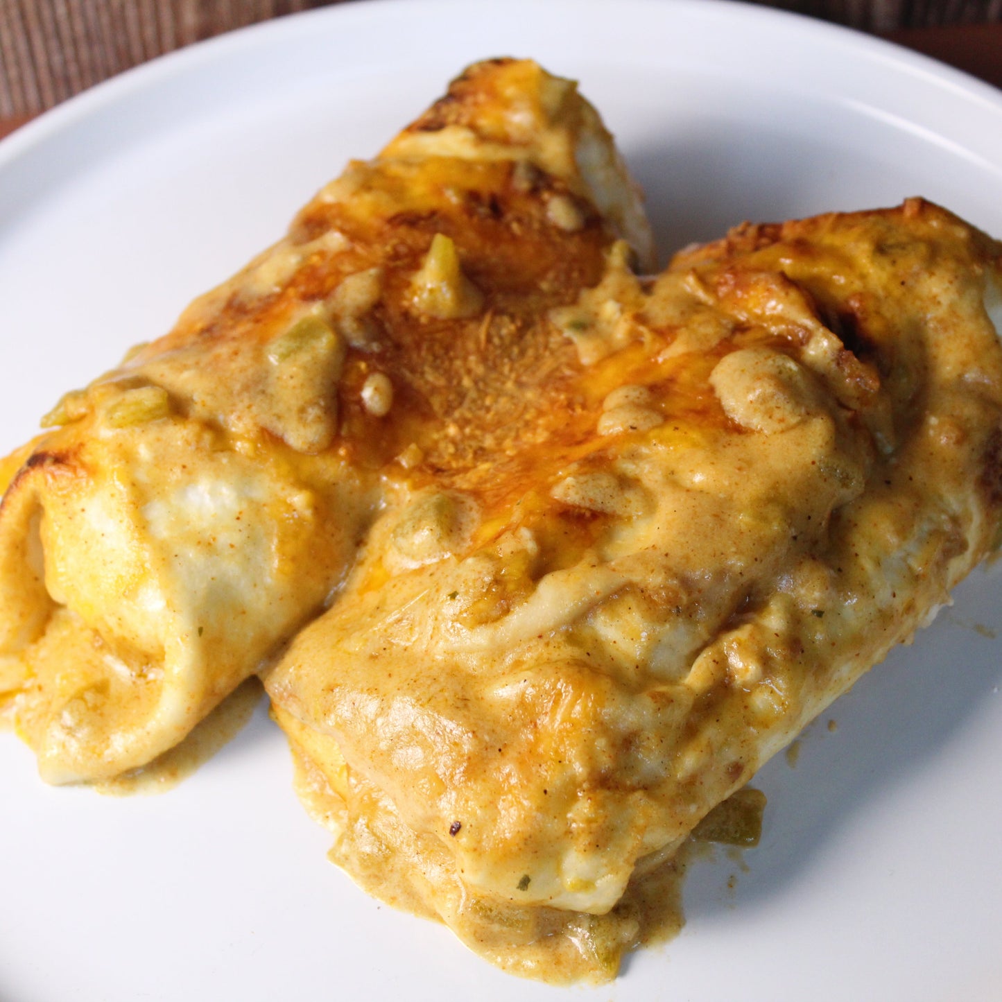 White Chicken Enchiladas