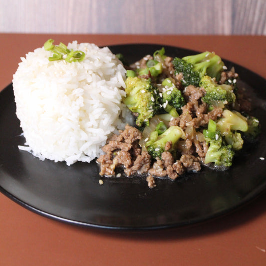 Beef & Broccoli W/ Rice