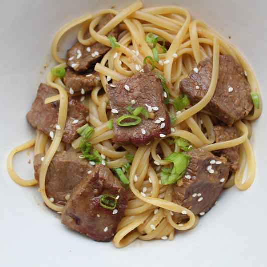 Garlic Beef Noodle Bowl