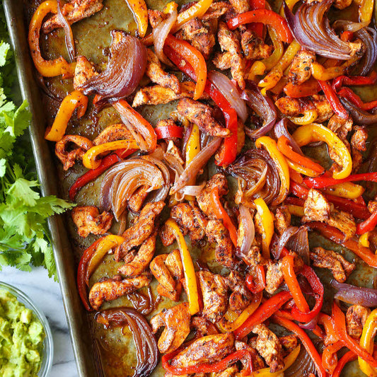 Sheet Pan Chicken Fajitas